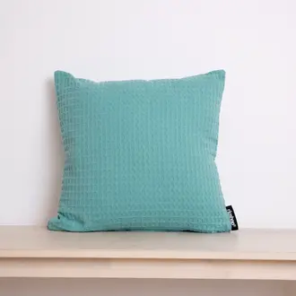 SGH SGH Cotton Waffle Cushion Cover Turquoise 45cm