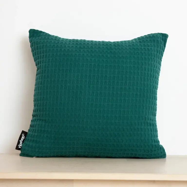 SGH SGH Cotton Waffle Cushion Emerald 65cm (w. insert)