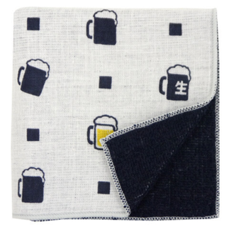 Hama-Yo Hama-Yo Japanese Cotton Handkerchief / Face Towel - Beer
