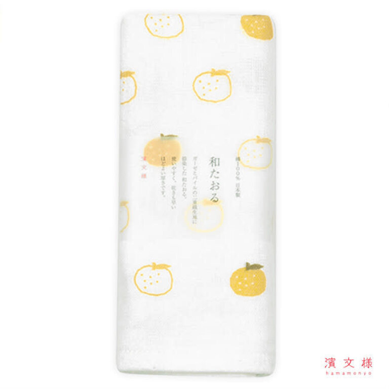 Hama-Yo Hama-Yo Japanese  Cotton Hand Towel - Yuzu
