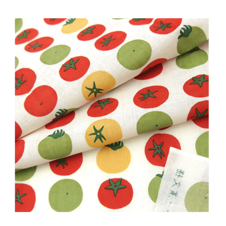 Hama-Yo Hama-Yo Japanese Cotton Tenugui Cloth - Tomato