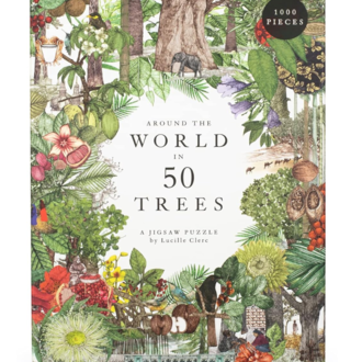 Raincoast Books Raincoast Around The World In 50 Trees 1000 Piece Puzzle