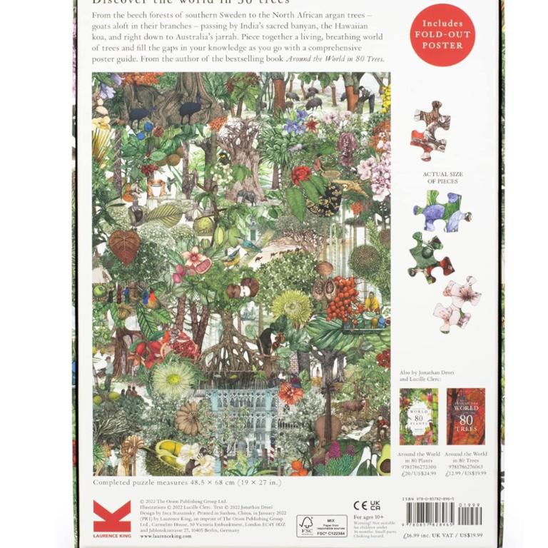 Raincoast Books Raincoast Around The World In 50 Trees 1000 Piece Puzzle