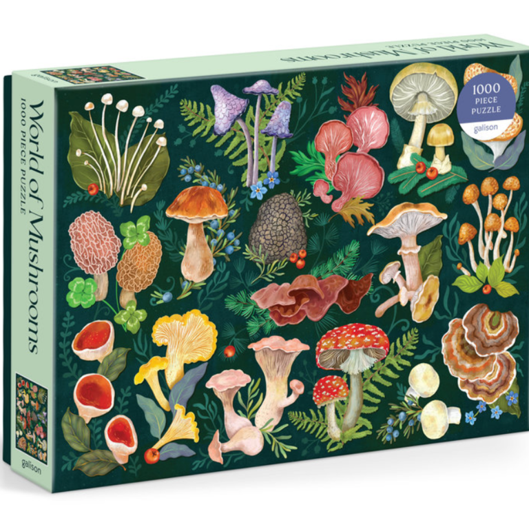 Raincoast Books Raincoast World of Mushrooms 1000pce Puzzle