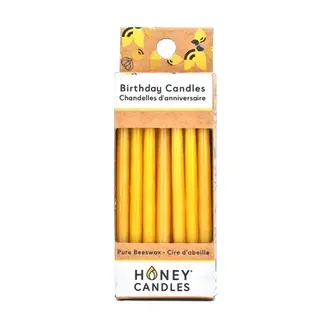 Honey Candles HC Beeswax Birthday Candles