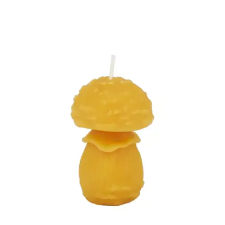 Honey Candles HC Beeswax Candle Toadstool 2.5"