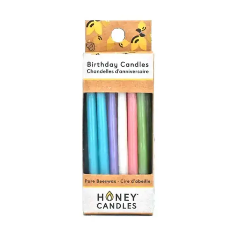 Honey Candles HC Beeswax Birthday Candles