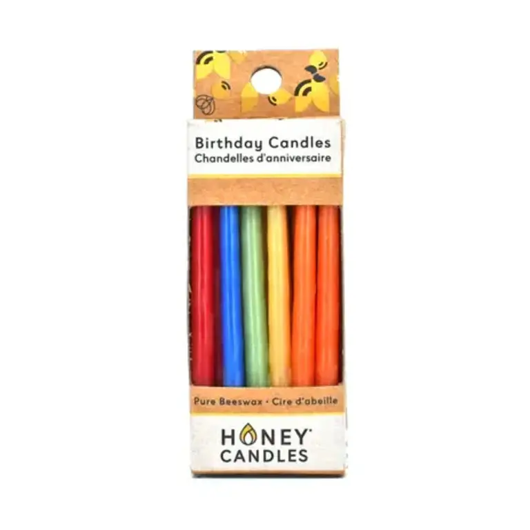 Honey Candles HC Beeswax Birthday Candles