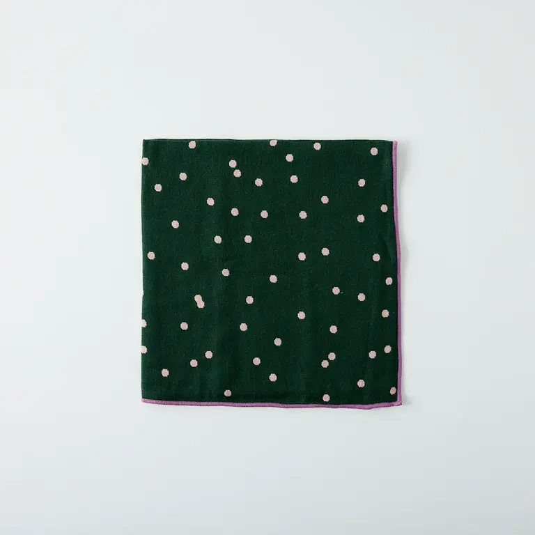 Tanka Tanka Imabari Dishcloth 50x50cm Green Dot