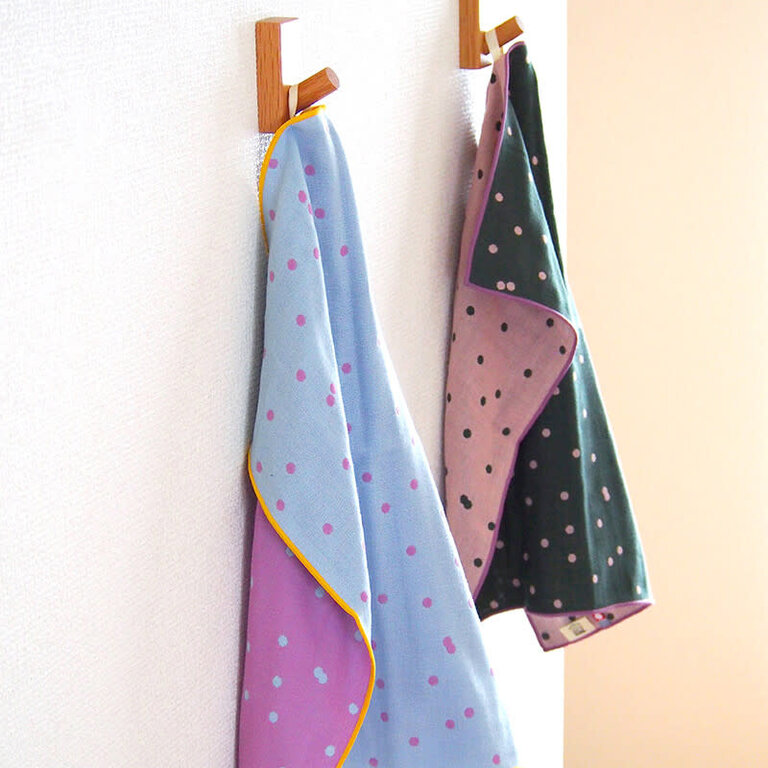 Tanka Tanka Imabari Dishcloth 50x50cm Blue Dot