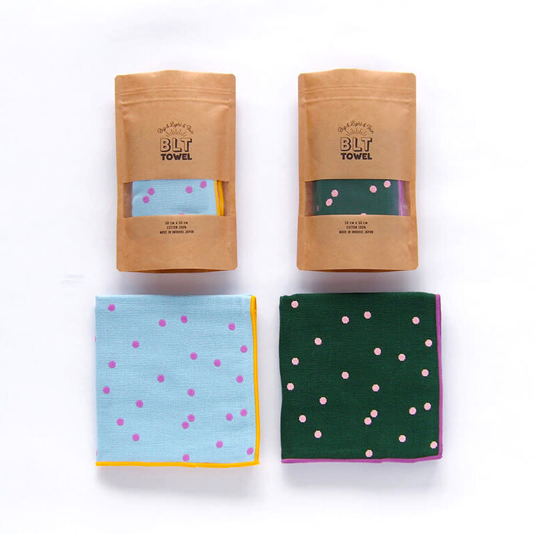 Tanka Tanka Imabari Dishcloth 50x50cm Blue Dot