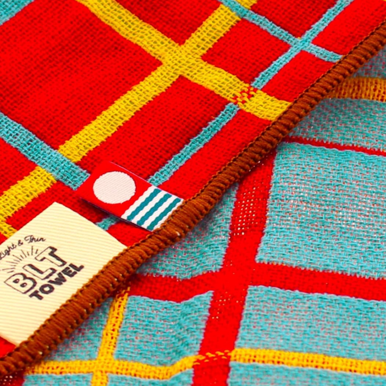 Tanka Tanka Imabari Dishcloth 50x50cm Blue Check