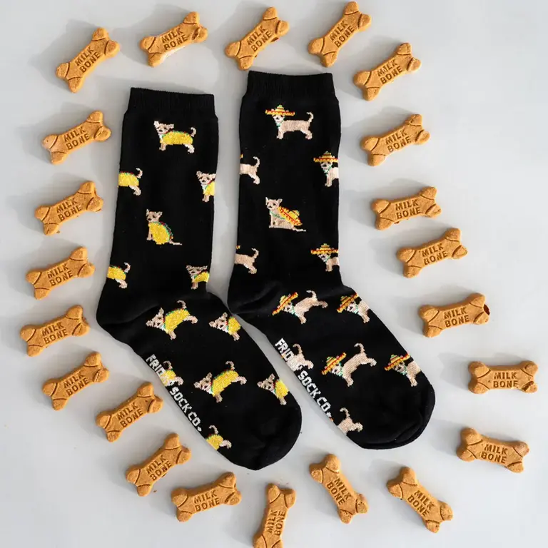 Friday Sock Co Friday Sock Co Women's Taco Dogs Socks