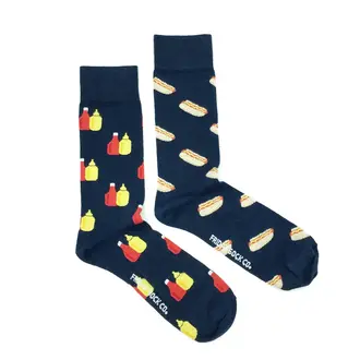 Friday Sock Co Friday Sock Co Mustard Ketchup Hot Dog Socks