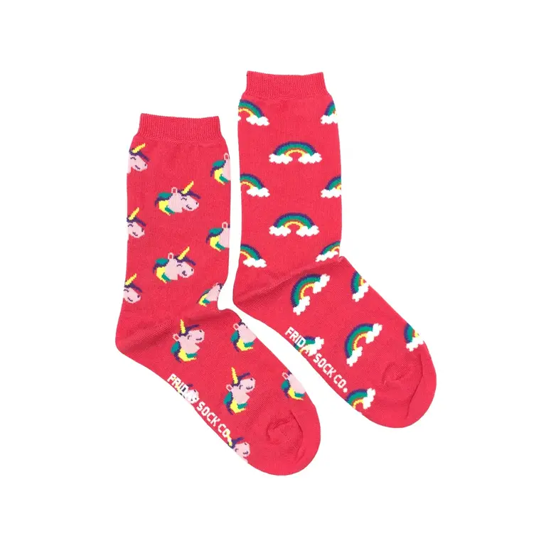 Friday Sock Co Friday Sock Co Women's Unicorn Rainbow Socks