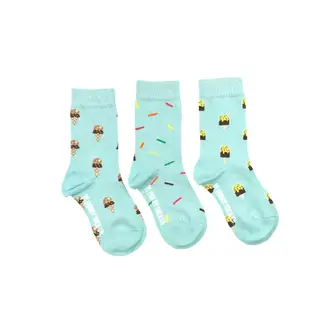 Friday Sock Co Friday Sock Co Kids Socks Ice Cream- Age 2-4