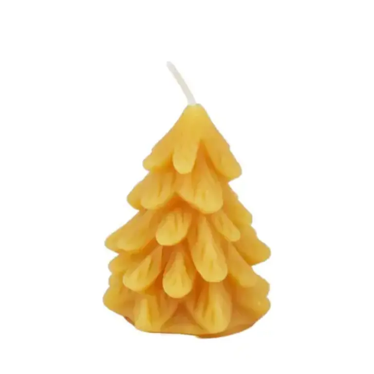 Honey Candles HC Beeswax Candle Woodland Tree 3"