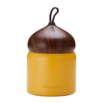 Kumu Japan Acorn Double Walled Thermos 330ml Yellow