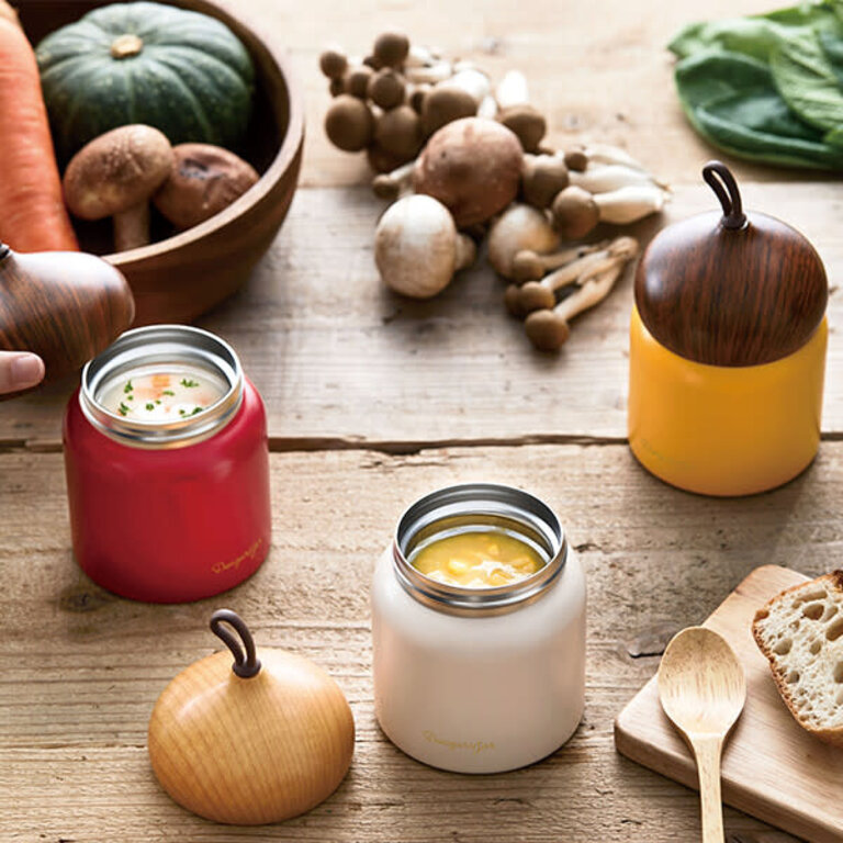 Kumu Japan Acorn Double Walled Thermos 330ml Yellow