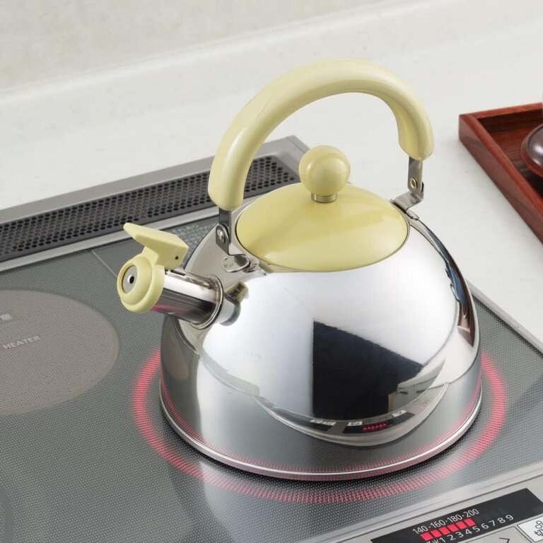 Kumu Japan Whistling Kettle SS 1.8L Yellow