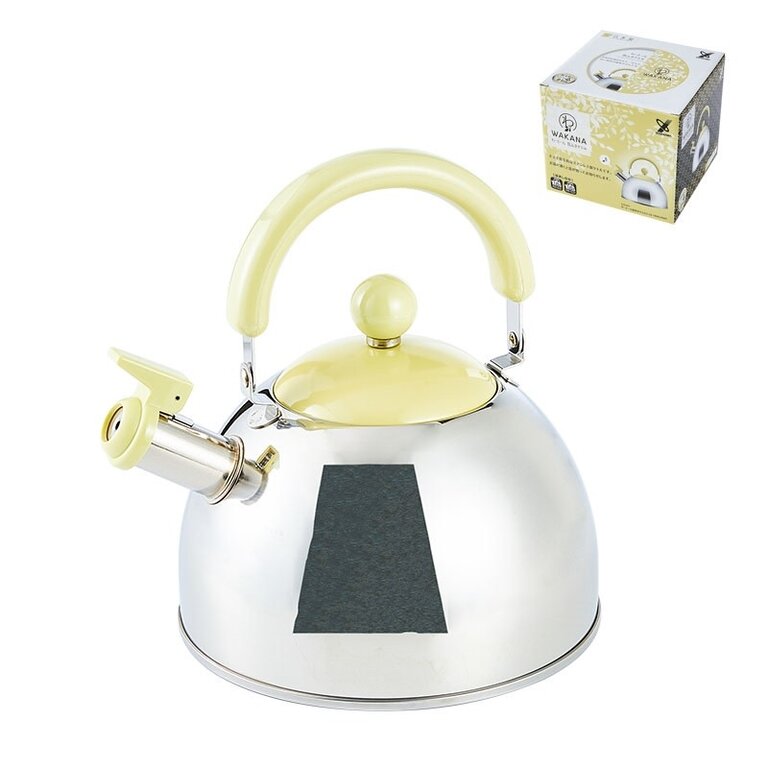 Kumu Japan Whistling Kettle SS 1.8L Yellow
