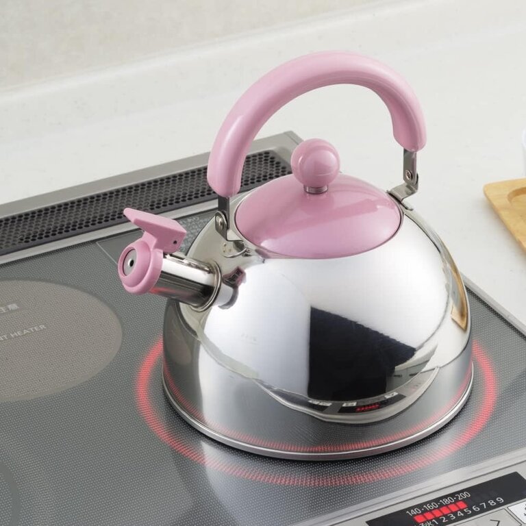 Kumu Japan Whistling Kettle SS 1.8L Pink