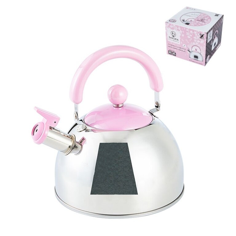 Kumu Japan Whistling Kettle SS 1.8L Pink