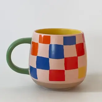 Idlewild Co. Idle Wild - Rainbow Checks Mug