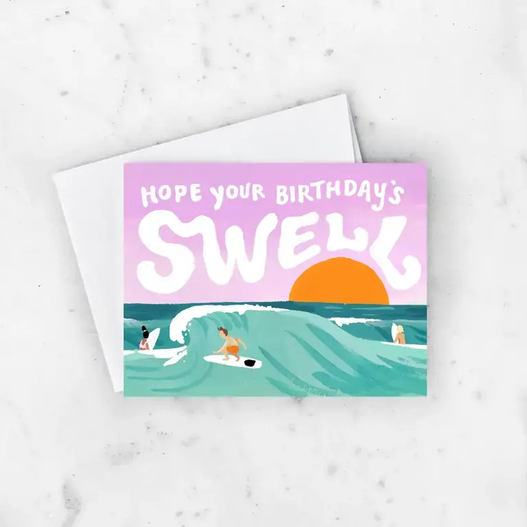 Idlewild Co. Idle Wild - Swell Birthday Card