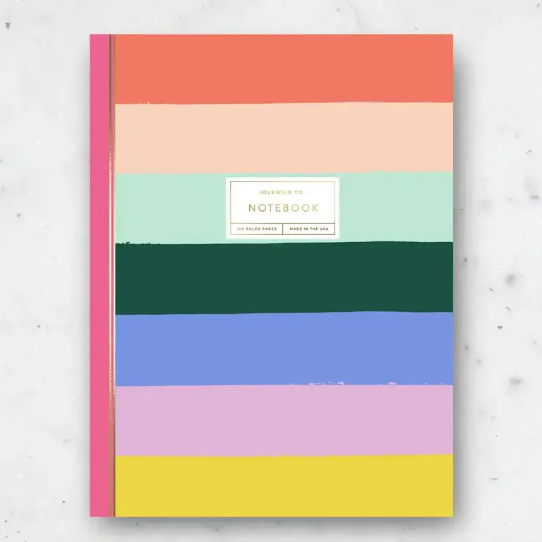 Idlewild Co. Idle Wild - Rainbow Notebook Large