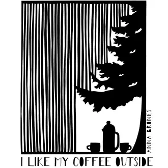 Anna Brones Anna Brones - Coffee Outside Sticker Anna Brones Anna Brones - Coffee Outside Sticker