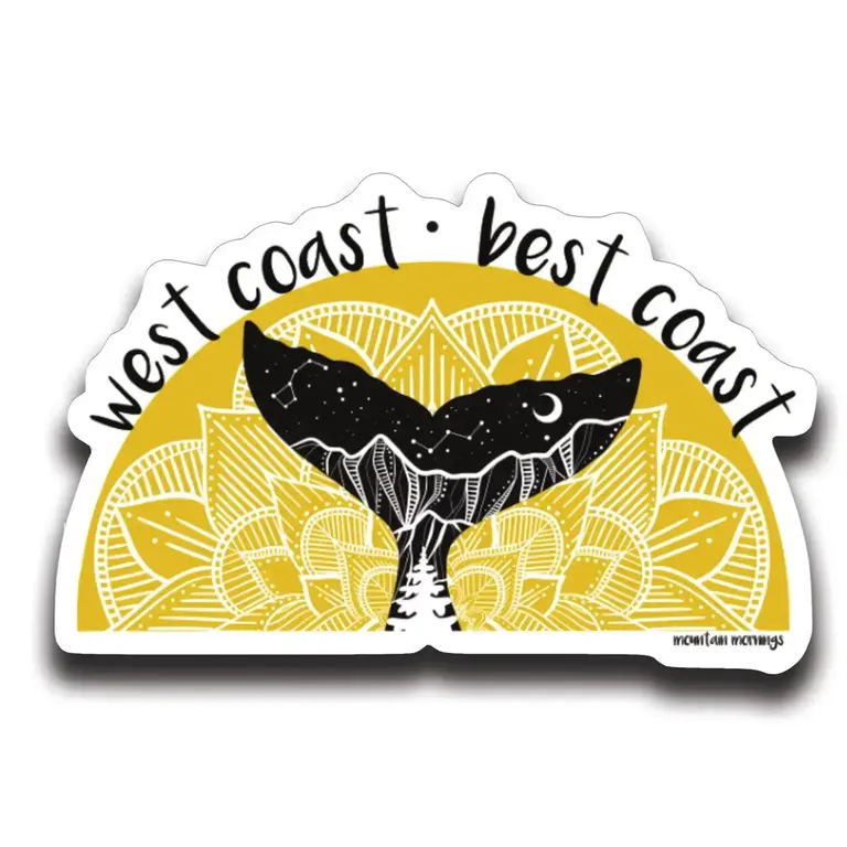MM - West Coast Best Coast Sticker
