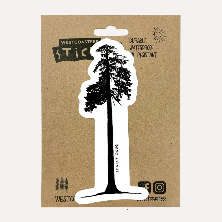 Westcoastees - Lonely Doug Sticker