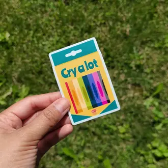 Mad Love Creative Mad Love Creative Cry A Lot Sticker