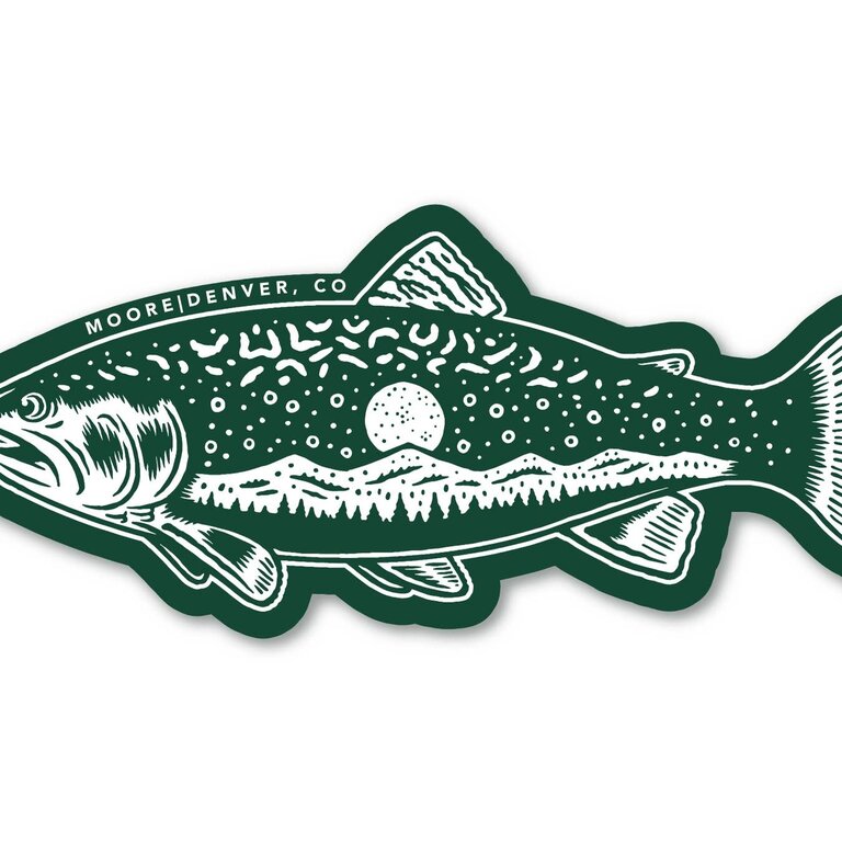 Moore Collection Moore Collection Trout Sticker