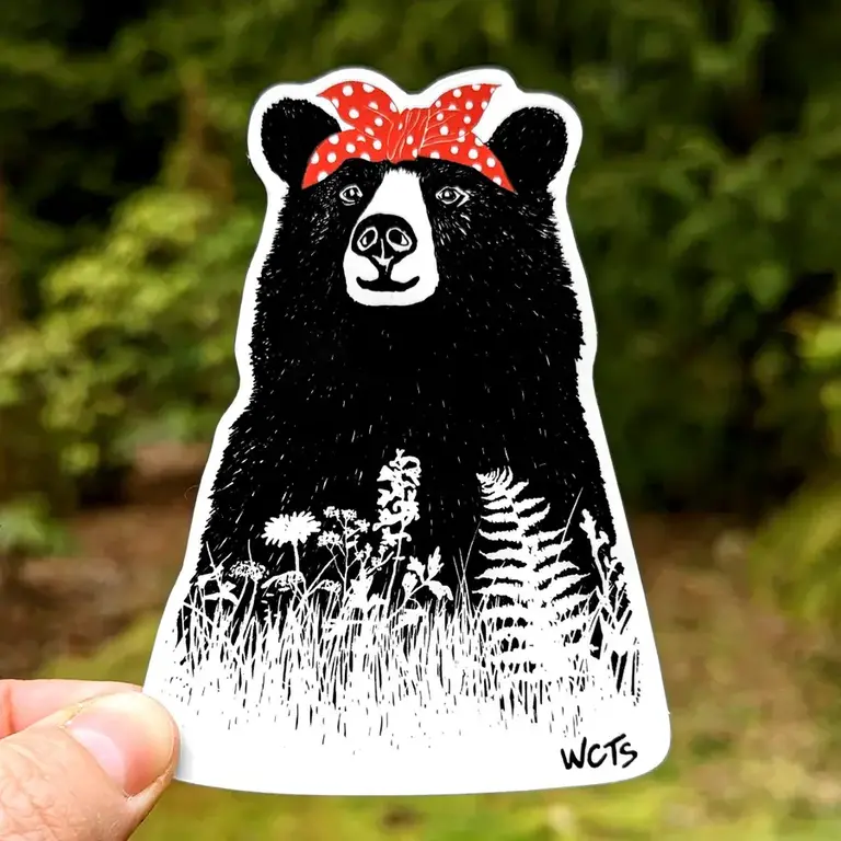 Westcoastees - Bandana Bear Sticker