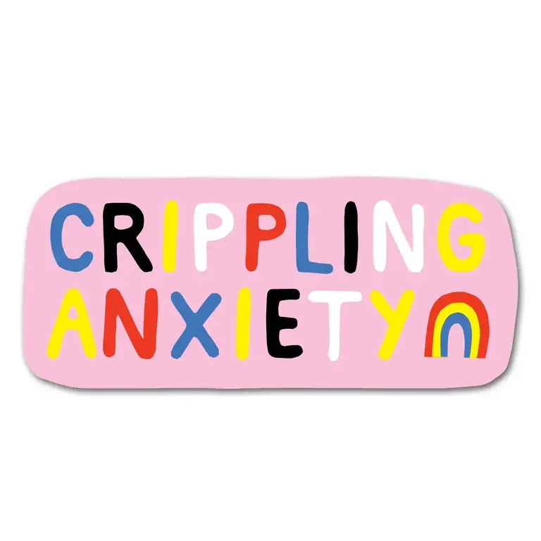 Badger & Burke Badger & Burke Crippling Anxiety Sticker