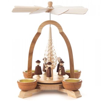 DS DS German Pyramid Carol Singers Tealight DS DS German Pyramid Carol Singers Tealight