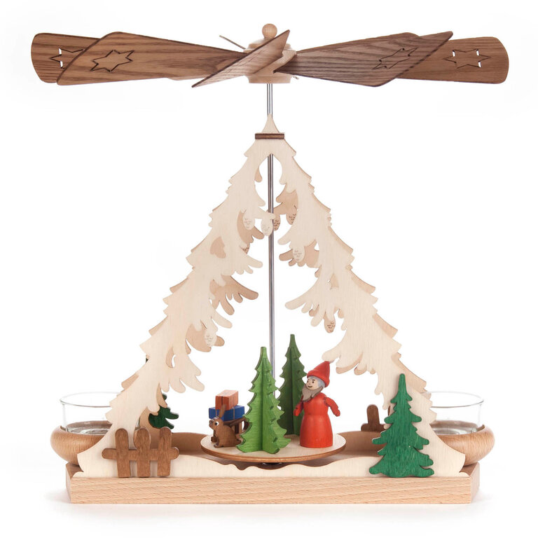 DS DS German Pyramid Santa Tealight