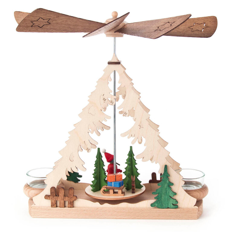 DS DS German Pyramid Santa Tealight