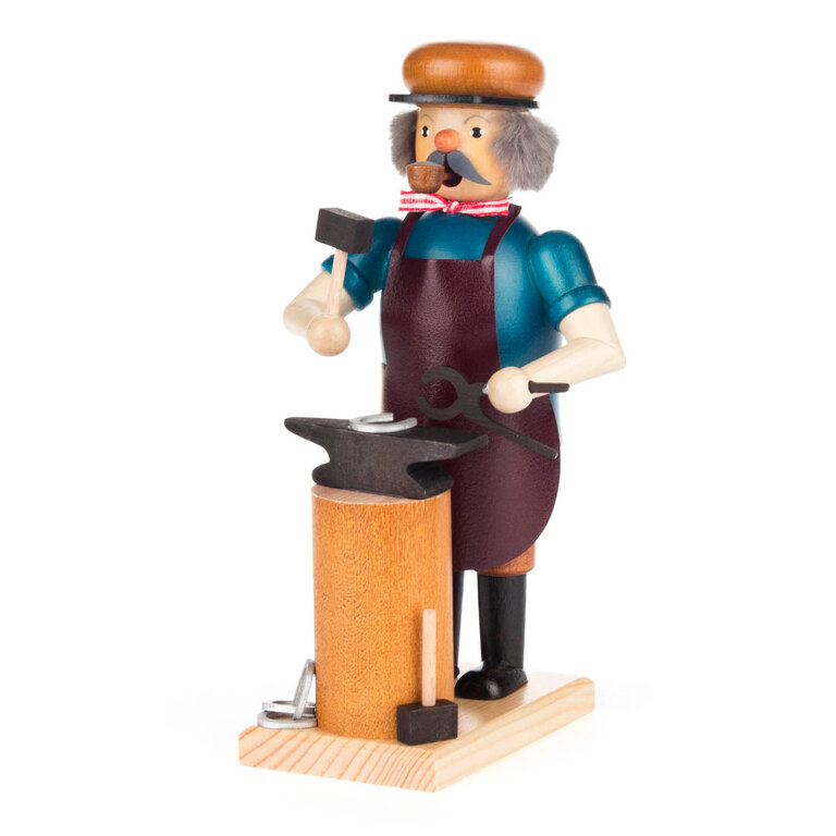 DS DS German Incense Räuchermann (Smoker) - Blacksmith