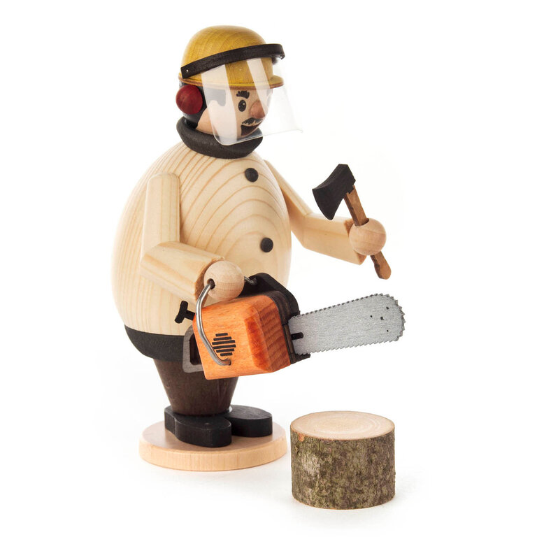 DS DS German Incense Räuchermann (Smoker) Chain Saw