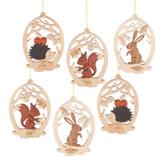 DS DS German Forest Animal Ornament - Single Assorted DS DS German Forest Animal Ornament - Single Assorted