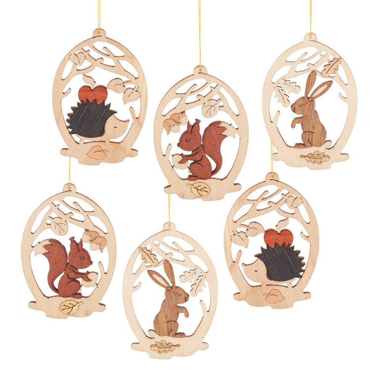 DS DS German Forest Animal Ornament - Single Assorted