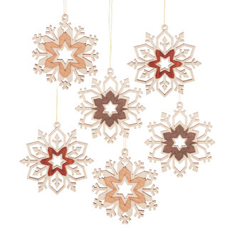 DS DS German Snowflake Ornament (Assorted - Single) DS DS German Snowflake Ornament (Assorted - Single)