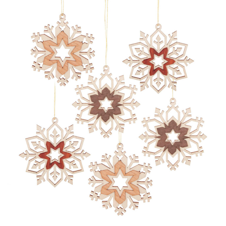 DS DS German Snowflake Ornament (Assorted - Single)