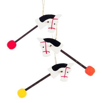 DS DS German Hobby Horse Ornament (Assorted - Single) DS DS German Hobby Horse Ornament (Assorted - Single)