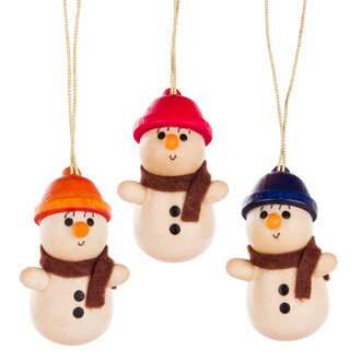 DS DS German Snowman Ornament (Assorted - Single) DS DS German Snowman Ornament (Assorted - Single)