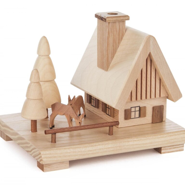 DS DS German Incense Räucherhaus(Smoker) House Deer