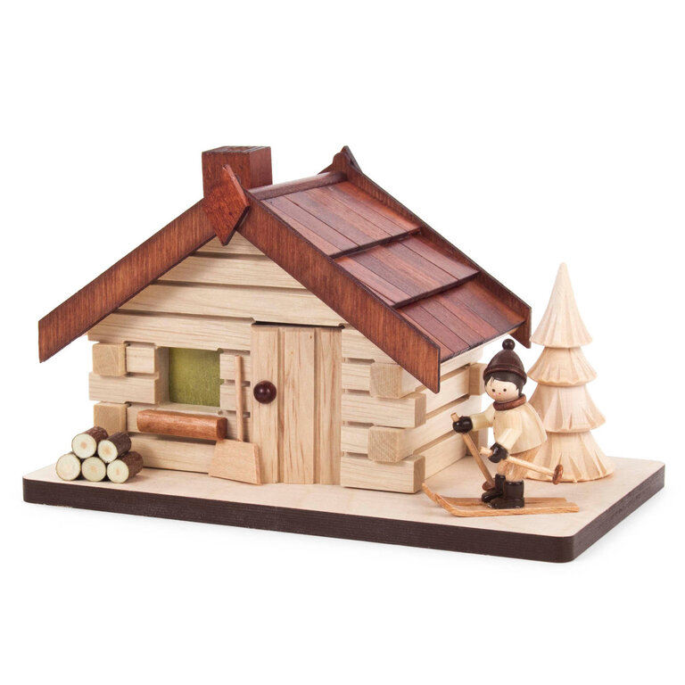 DS DS German Incense Räuchhaus (Smoker) With Skier